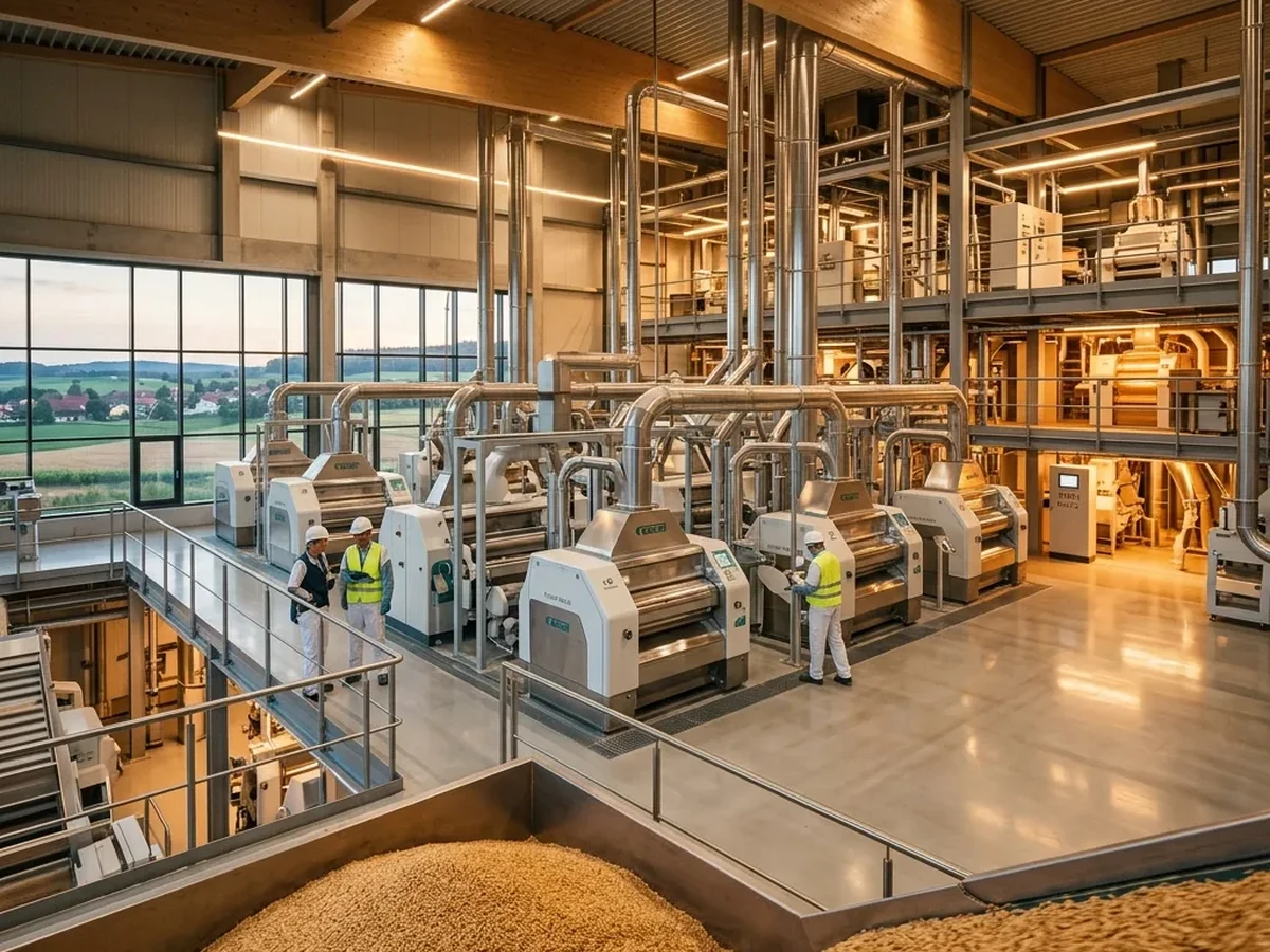 Automated flour milling operations