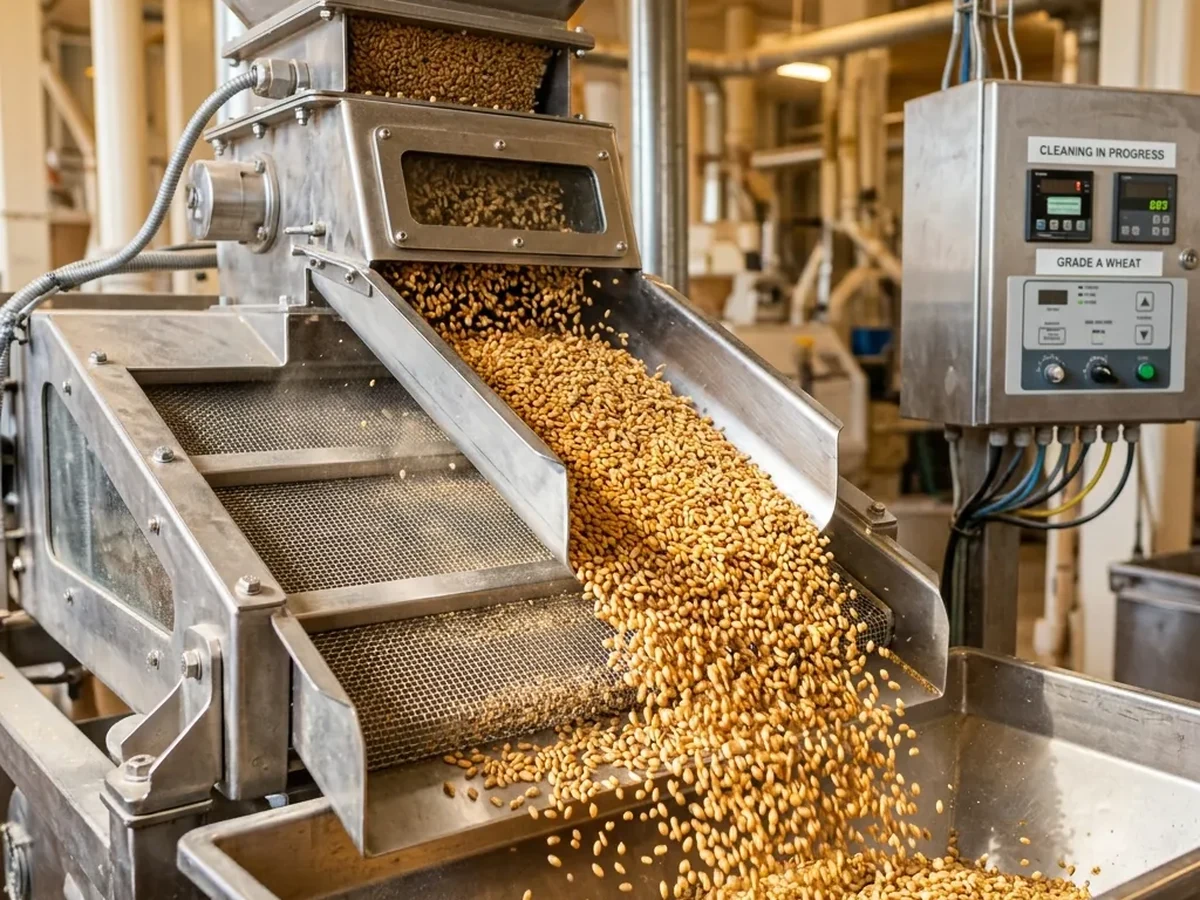 Wheat intake and selection