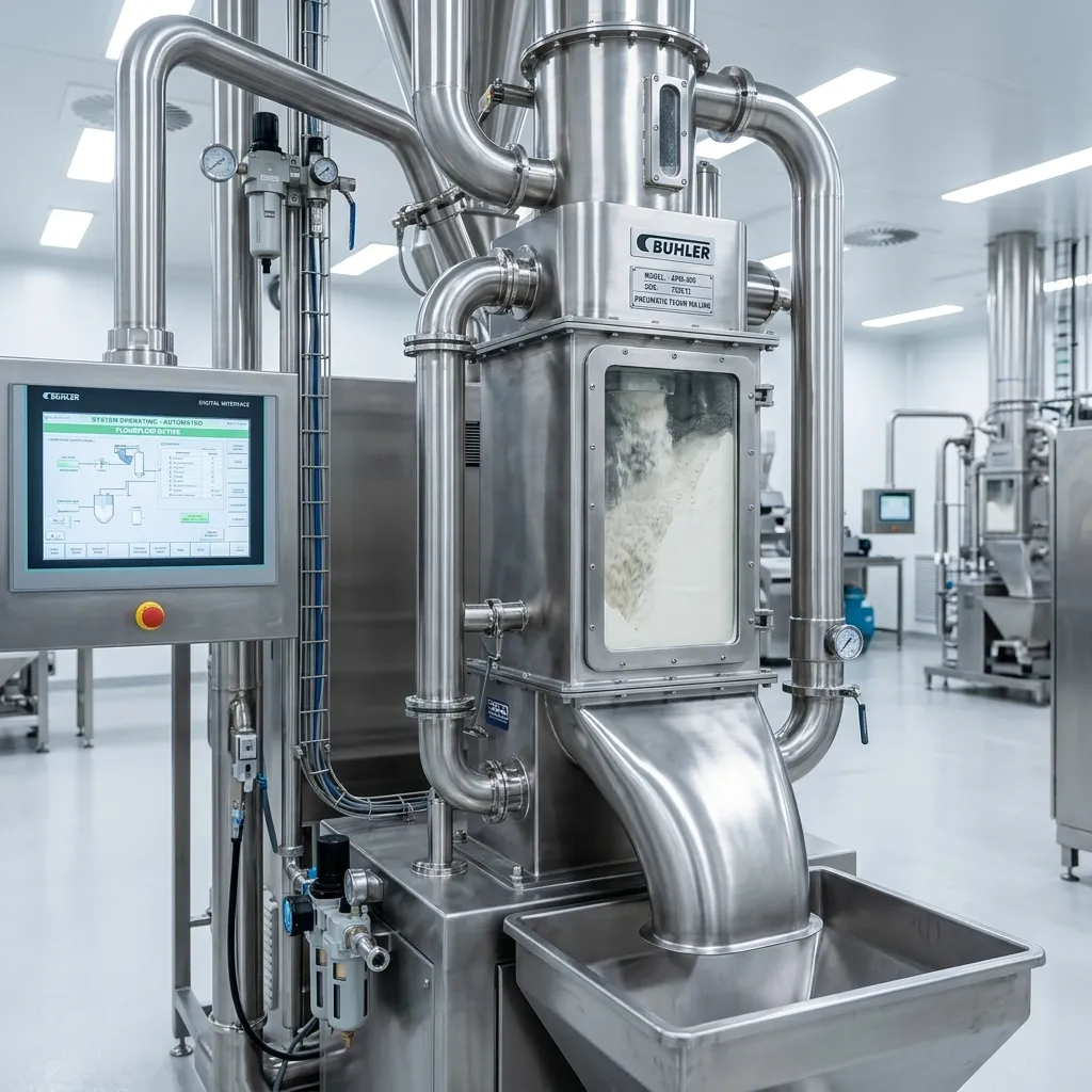 Automated flour milling process